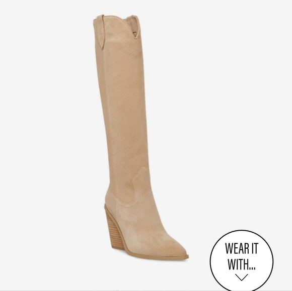 Anthropologie Shoes - NWOT STEVE MADDEN FOR ANTHRO JESTIK SUEDE OTK BOOT SZ 6(fits like a 7.5)